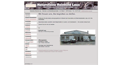 Desktop Screenshot of natursteine-laux.de