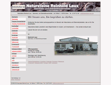 Tablet Screenshot of natursteine-laux.de